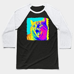 Tabby Pop Art - Cat Lover Gift Baseball T-Shirt